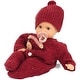 preview thumbnail 2 of 3, Gotz: Muffin Baby: Jubilee - 13" Doll, Red Sweater Outfit, Toddler-Kids 18mo+
