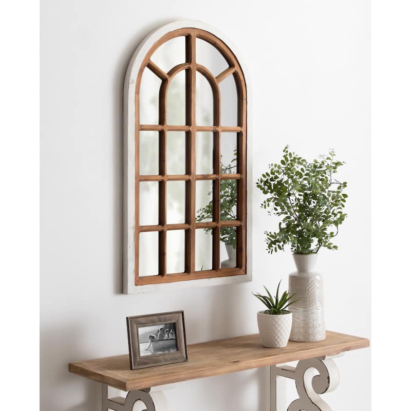 Kate and Laurel Boldmere Rustic Arch Wall Mirror