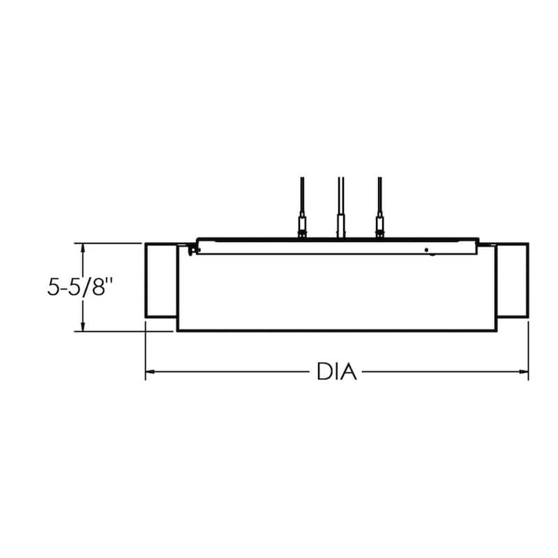 AFX SAP2332LAJUD-LW Sanibel 24" Wide Suspension Pendant