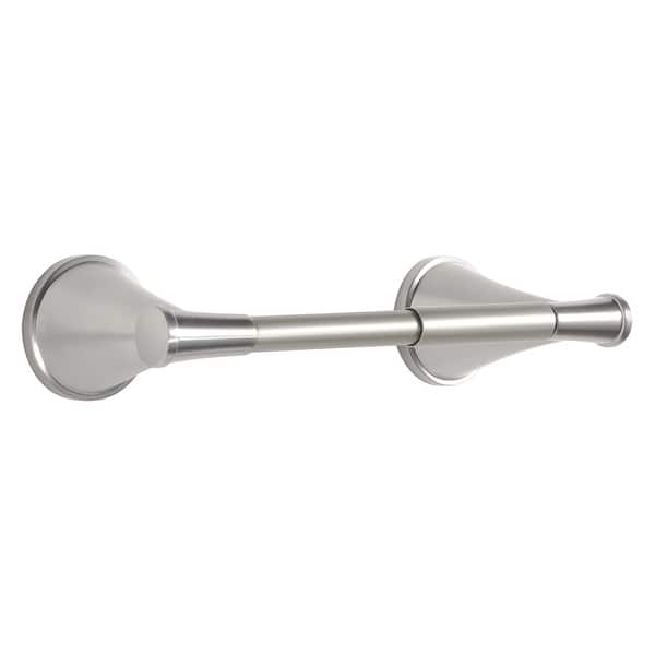 slide 1 of 1, PROFLO PF2831 Willett Wall Mounted Spring Bar Toilet Paper Holder Brushed Nickel