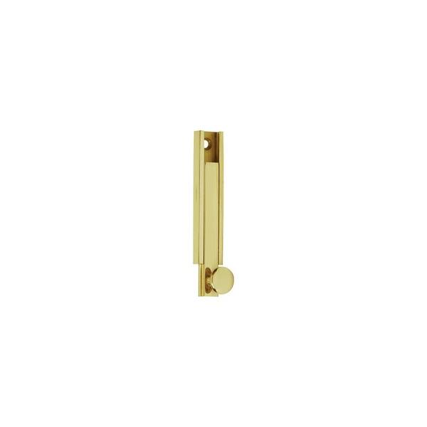 Shop Schlage 040 4 4 Inch Surface Bolt With Decorative 5 8 Inch