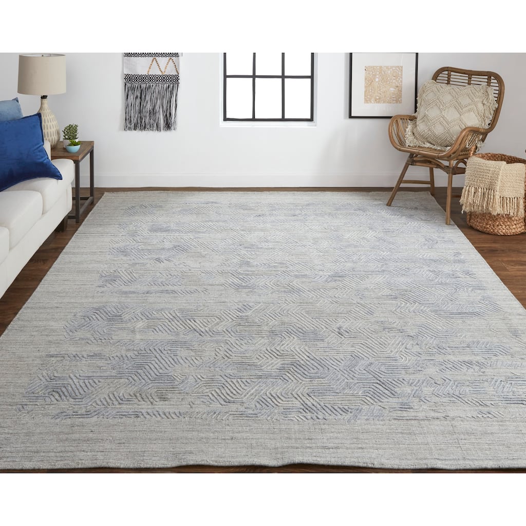 Grand Bazaar Huntley Hand Woven Abstract Modern Area Rug