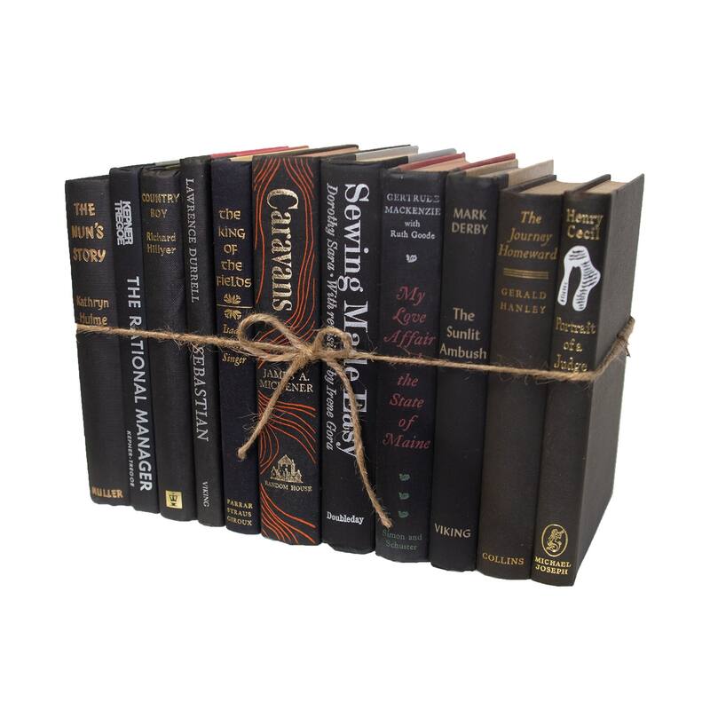 Books Black Decorative Accessories: Vintage Onyx ColorPak