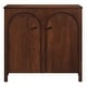 preview thumbnail 4 of 7, Appia 2-Door Arched Door Storage Cabinet