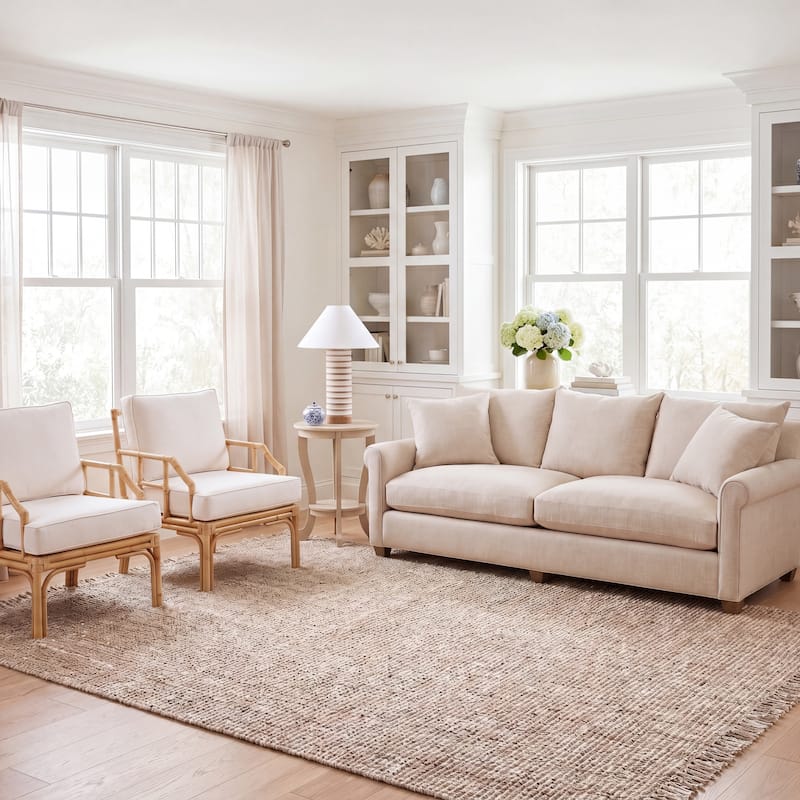 SAFAVIEH Handmade Natural Fiber Evelyn Jute Fringe Rug
