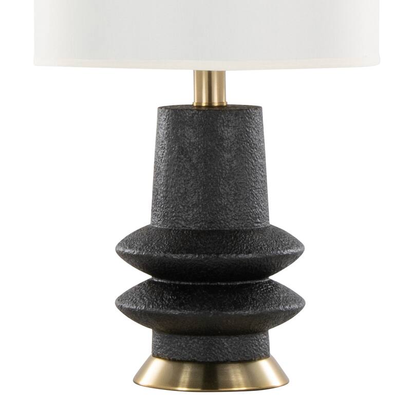 Porch & Den Luna 26" Polyresin Table Lamp (Set of 2)