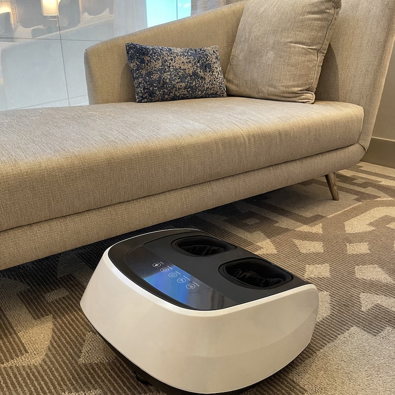 Carepeutic Ionic Air Compression Shiatsu Foot Massager with UV Light