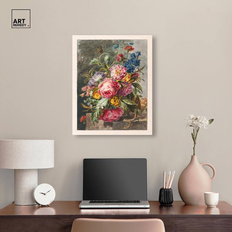 Stilleven Met Bloemen Canvas by Art Remedy, Gallery Wrapped