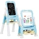 preview thumbnail 7 of 5, Kids Easel for Two Adjustable Height Double Sided Art Easel Blue