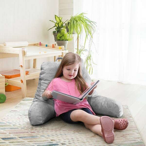 Reading Pillow Medium Bed Rest Pillow with Arms for Kids Teens /& Adults HOT USA