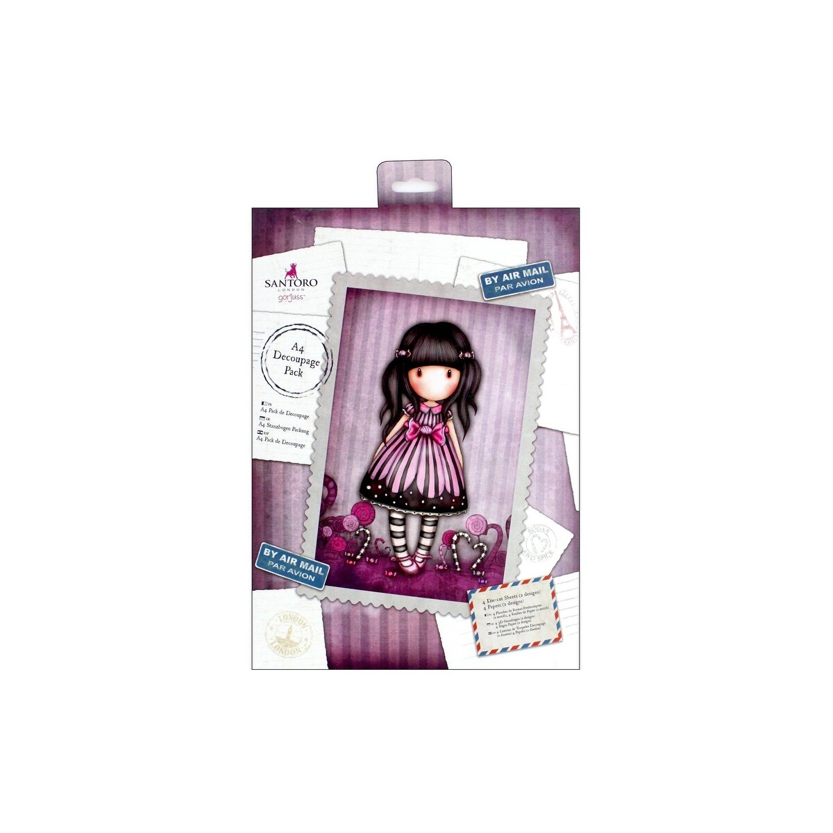 docrafts Santoro Willow CMI Mini Decoupage Paper Pad