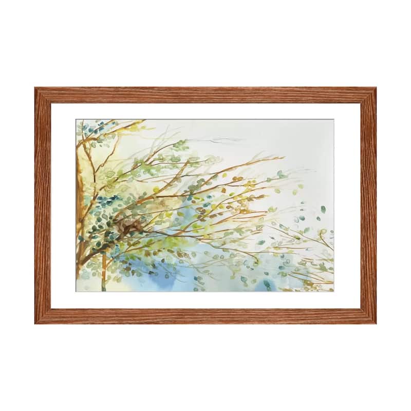 iCanvas "Windblown" by Allison Pearce - Walnut - 16x24x1