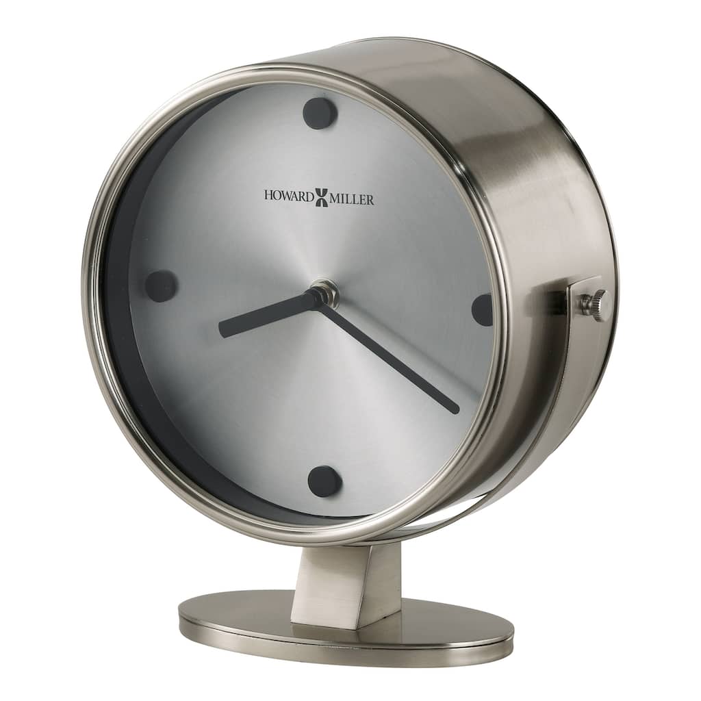 Howard Miller Glen Metal Accent Mantel/ Desk Clock