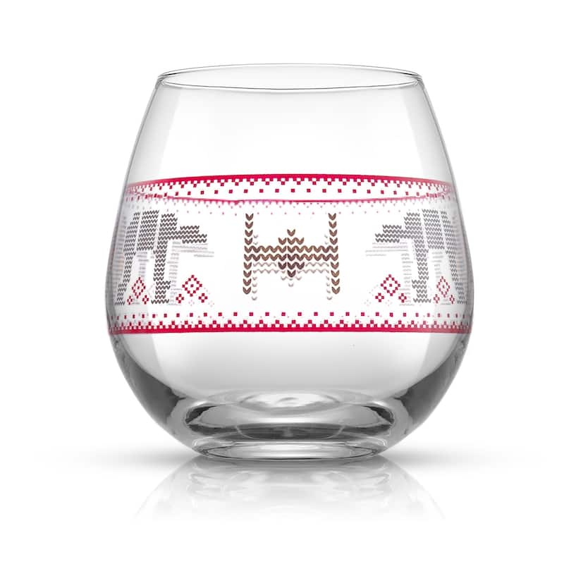 Star Wars Ugly Sweater Stemless Drinking Glass 15 oz Set of 4 15