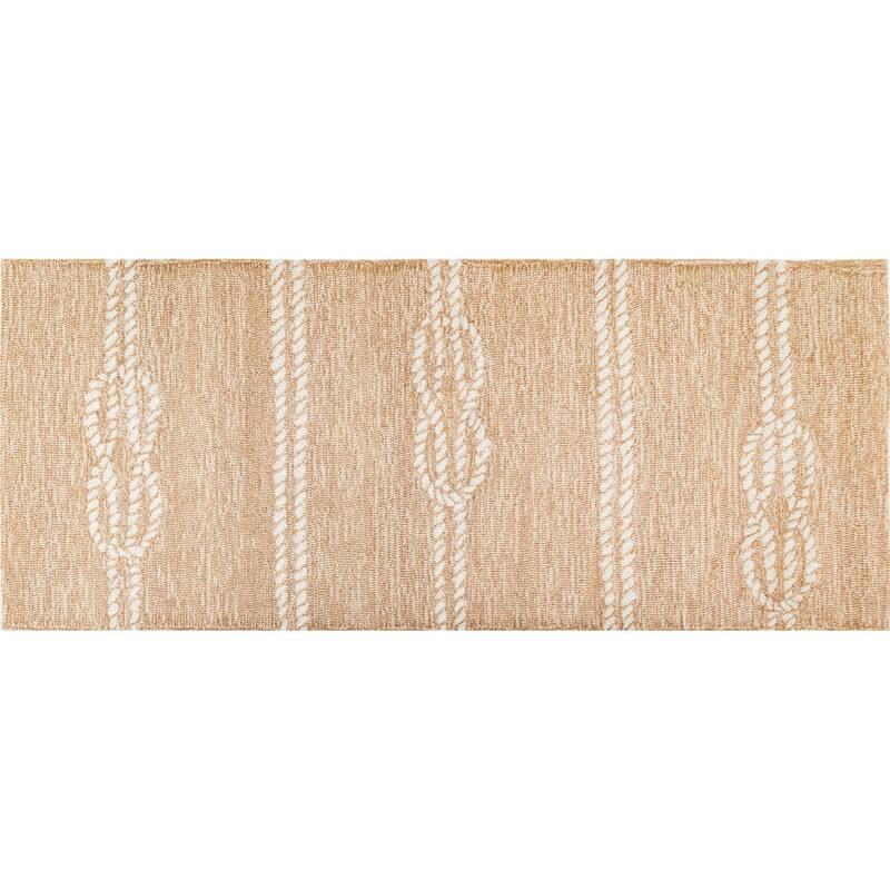 Liora Manne Capri Ropes Indoor/Outdoor Rug - 2' x 5' - Natural