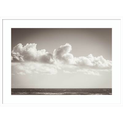 Venice Beach by Nathan Larson Wood Framed Wall Art Print - Svelte White