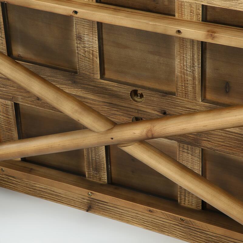 62.99 Inch Solid Wood Home Office Desk