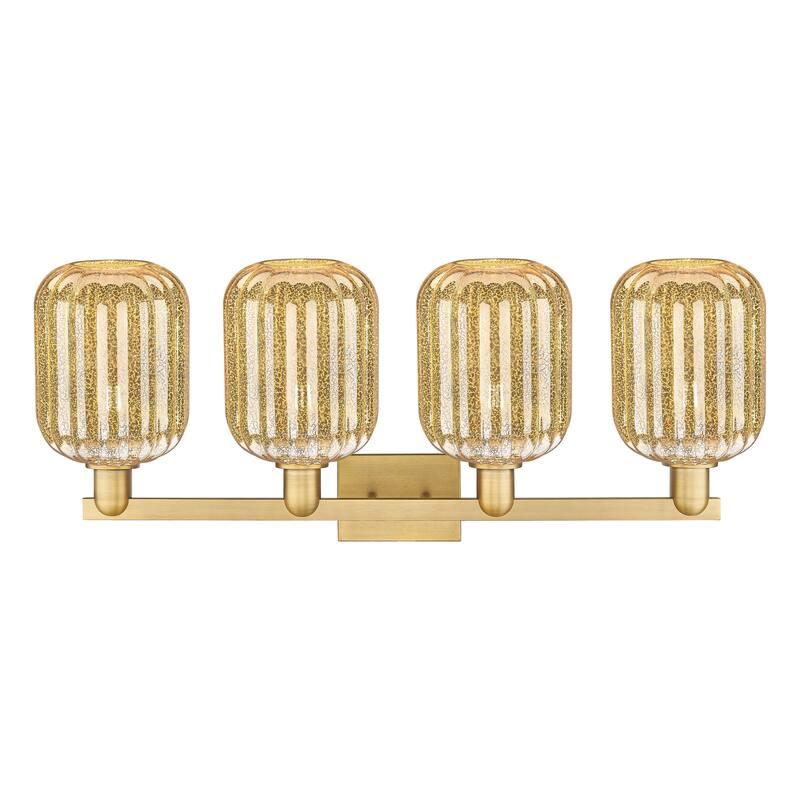 Innovations Lighting Downtown Urban - Preston - 4 Light 36" Jar Shade Bath Vanity Light