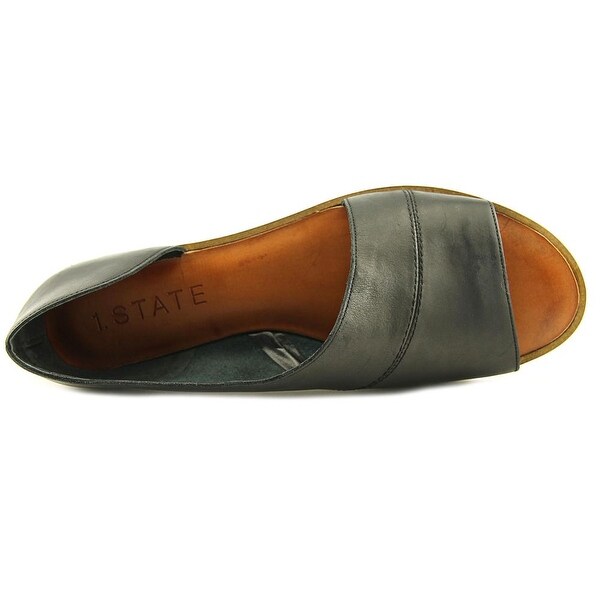 1 state celvin leather slide sandals