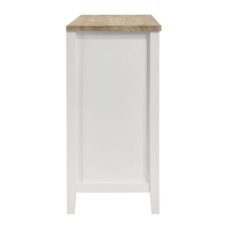 Prager Brown and White 2-door Dining Sideboard
