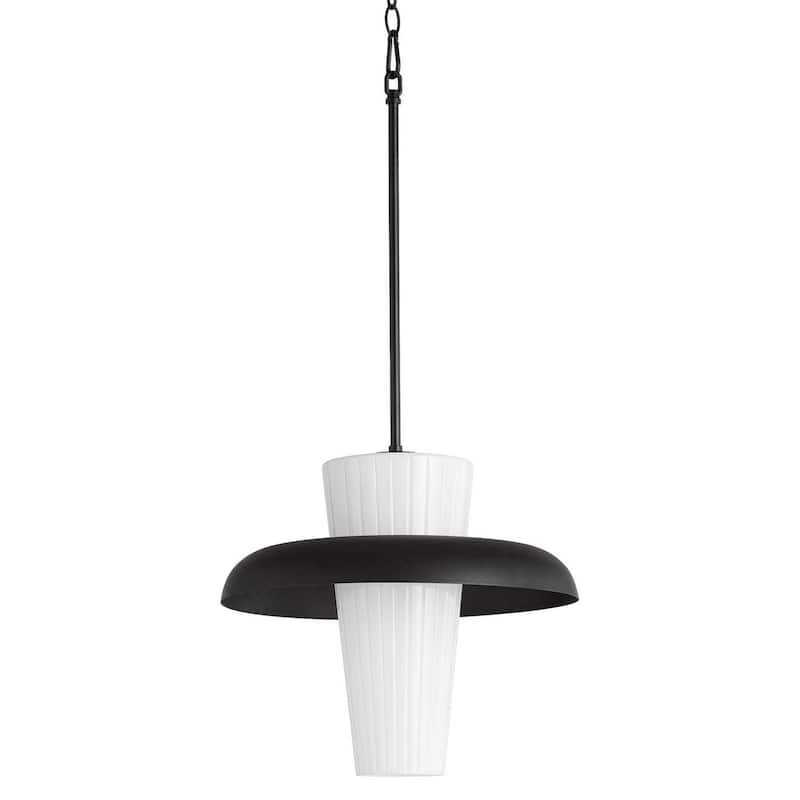Quorum International 8227-16 Mallory 16" Wide Pendant - Matte Black