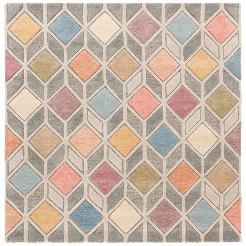 SAFAVIEH Handmade Rodeo Drive Alexys Mid-Century Modern Wool Rug
