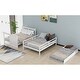 preview thumbnail 17 of 23, Full over Full Bunk Bed with Twin Size Trundle