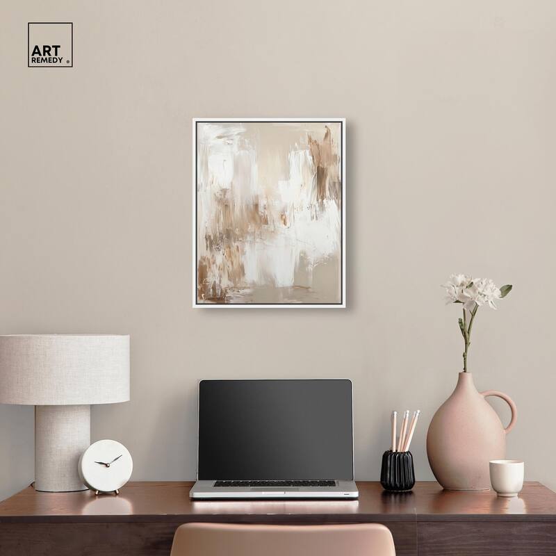 Latte Layers I Canvas by Art Remedy