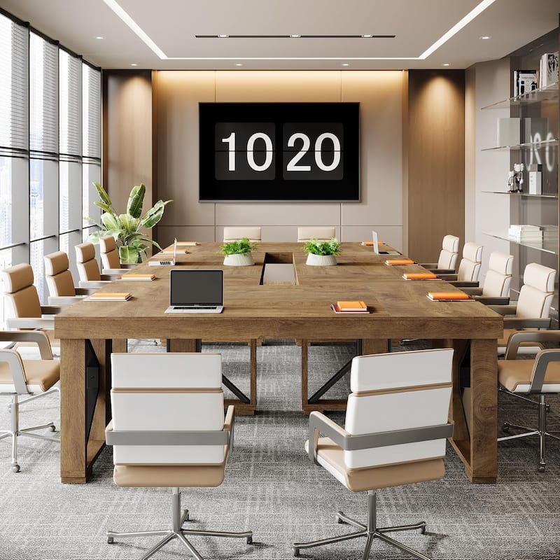 70.8-Inch Rectangle Conference Table Meeting Table for 6-8 People