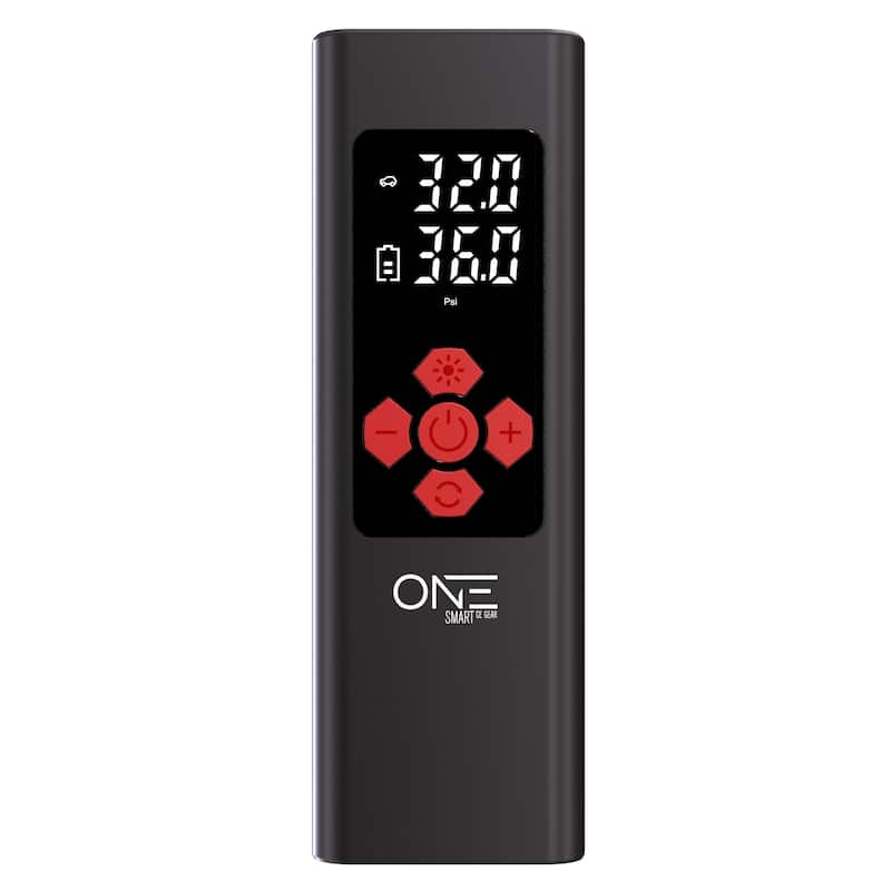 ONE Large Tire Inflator Portable Air Compressor 11.1V 7800mAh Capacity with Portable Power Bank