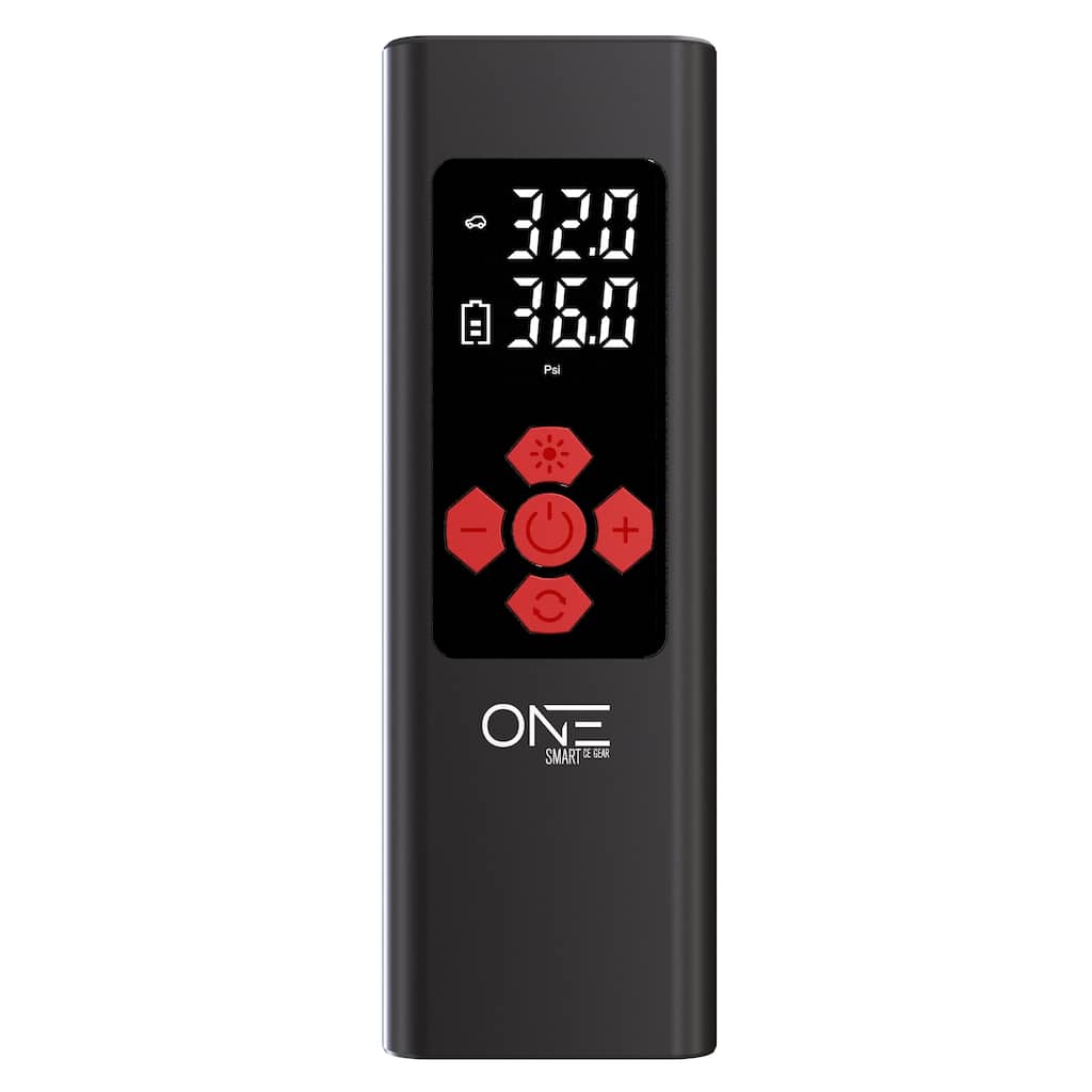 ONE Large Tire Inflator Portable Air Compressor 11.1V 7800mAh Capacity with Portable Power Bank