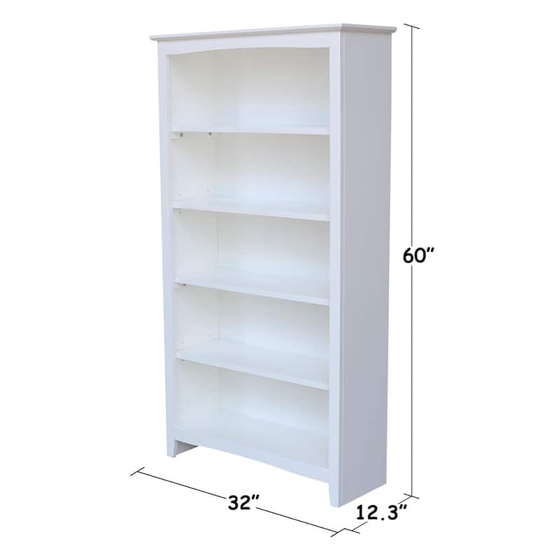 Porch & Den Solid Wood Shaker Bookcase