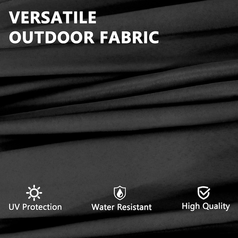Ainfox 13Ft Large Outdoor Patio Umbrella with Crank With Base