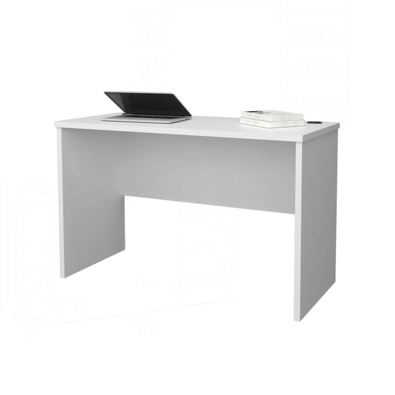 Minimalist Home Office Desk with Advanced Cable Management