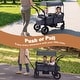 preview thumbnail 12 of 18, Costway Foldable Wagon Stroller for 2 Kids, Double Seater Toddler - See Details