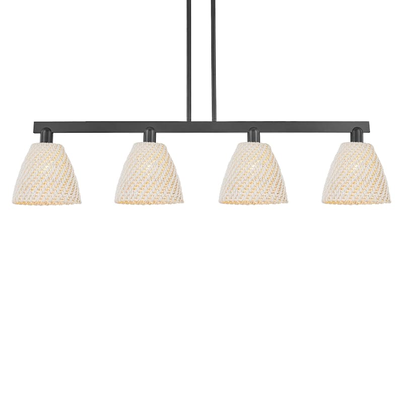 Innovations Lighting 716-4I-12-52 Bristol Natural Linear Bristol - Matte Black / Natural