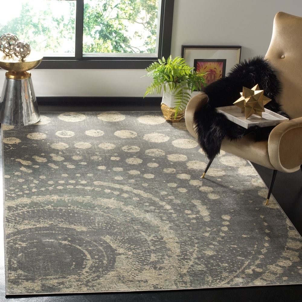 SAFAVIEH Constellation Vintage Boho Irene Modern Abstract Viscose Rug