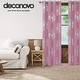 preview thumbnail 13 of 14, Flower Foil Printed Room Darkening Drapes for Girl's Bedroom 2 Panels