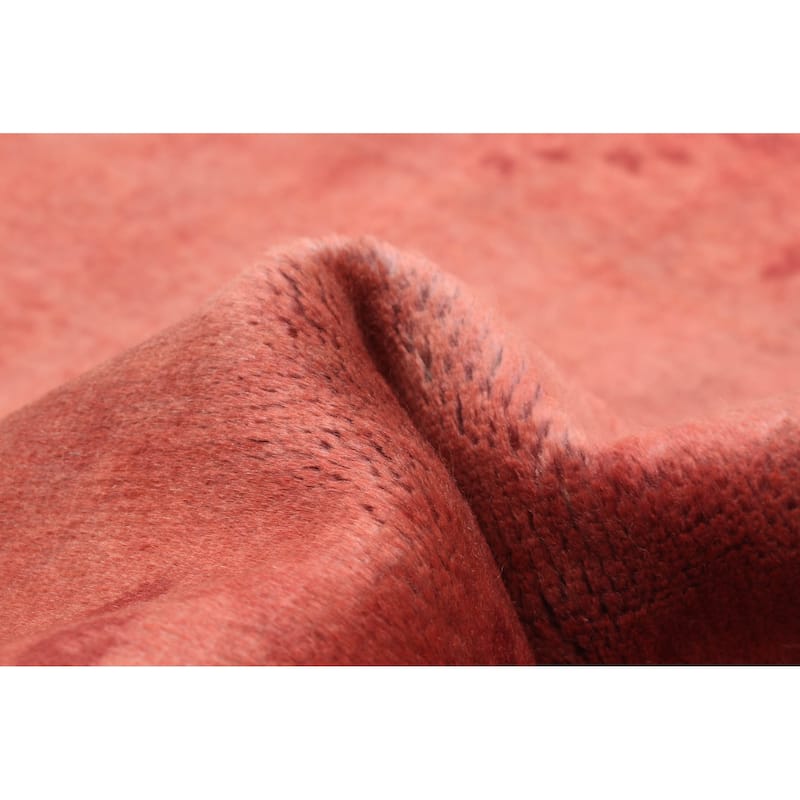 ECARPETGALLERY Hand-knotted Color Transition Blush Wool Rug - 2'8 x 8'10