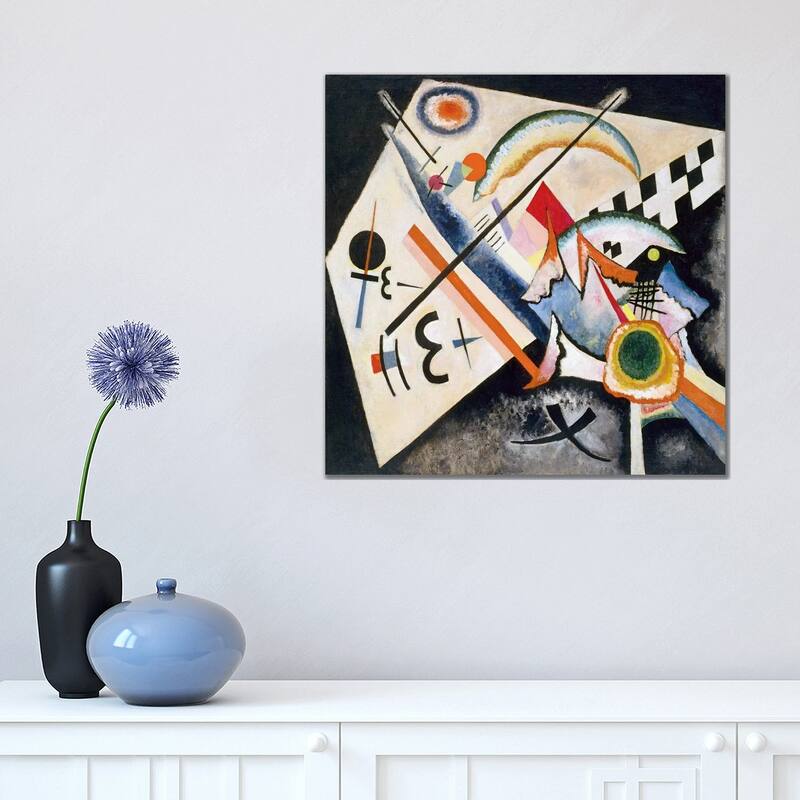 iCanvas "White Cross" by Wassily Kandinsky Canvas Print - 18x18x1.5