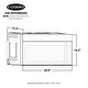 preview thumbnail 5 of 9, 30 in. Over the Range Microwave Oven with Vent Fan