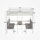 preview thumbnail 3 of 7, Twin Over Twin Bunk Beds Can be Turn into Upper Bed and Down Desk for Home