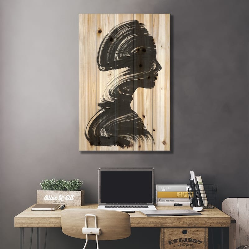 See Print On Wood by Andreas Lie - Multi-Color