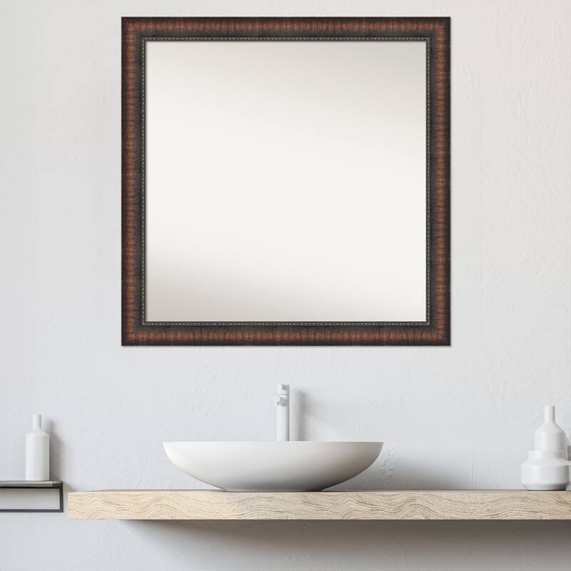 Caleb Brown Non-Beveled Framed Bathroom Vanity Wall Mirror - Caleb Brown
