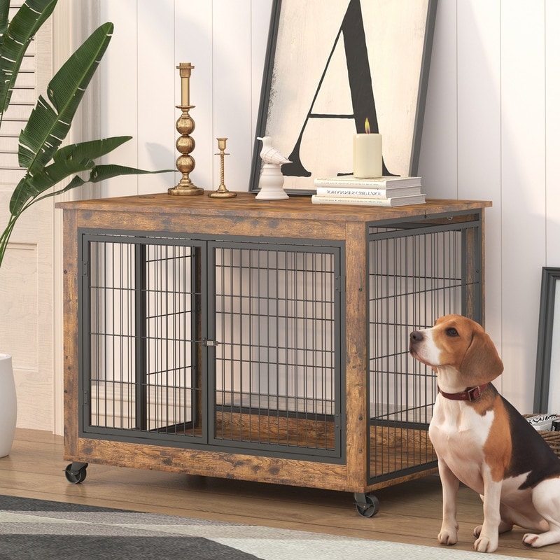 Open top dog crate clearance