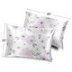preview thumbnail 4 of 4, Sweet Jojo Designs Lavender Purple Boho Floral Girl Decorative Satin Pillowcases - 2 Pack Set - Bohemian, Shabby Chic Watercolor