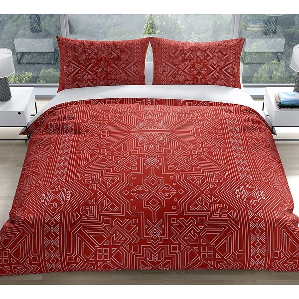 SULTANATE TERRACOTTA Duvet Cover by Kavka Designs ...