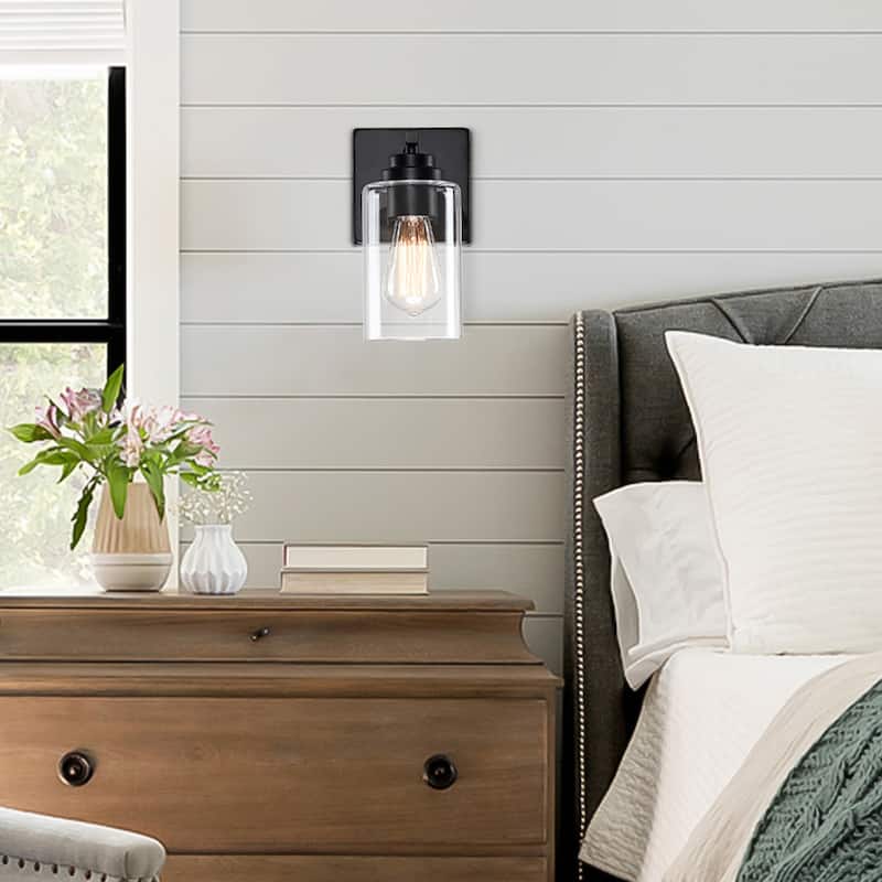 1-Light Wall Lights Bathroom Light Fixtures Set of 2