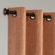 preview thumbnail 66 of 90, Linen Texture 100% Blackout Grommet Curtain Pair(2 panels)