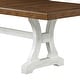 preview thumbnail 3 of 7, Furniture of America Sylmer White 86-inch Wood Expandable Dining Table